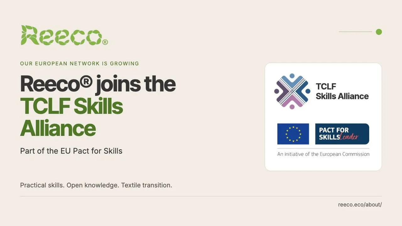 Vi har gått med i TCLF Skills Alliance, det storskaliga kompetenspartnerskapet för textilier, kläder, läder...